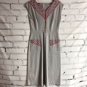 Bettie Page Vintage Inspired Dress Size L